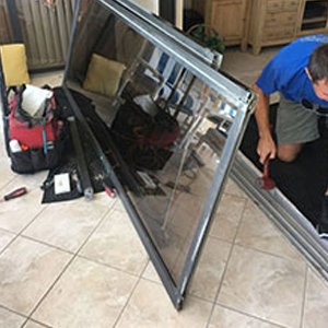sliding glass door frame repair Beaumont